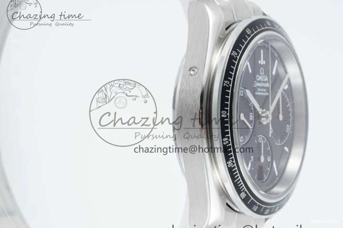 0414 Speedmaster Racing Master SS HKF Best Edition Black Dial on SS Bracelet A Versatile 7810